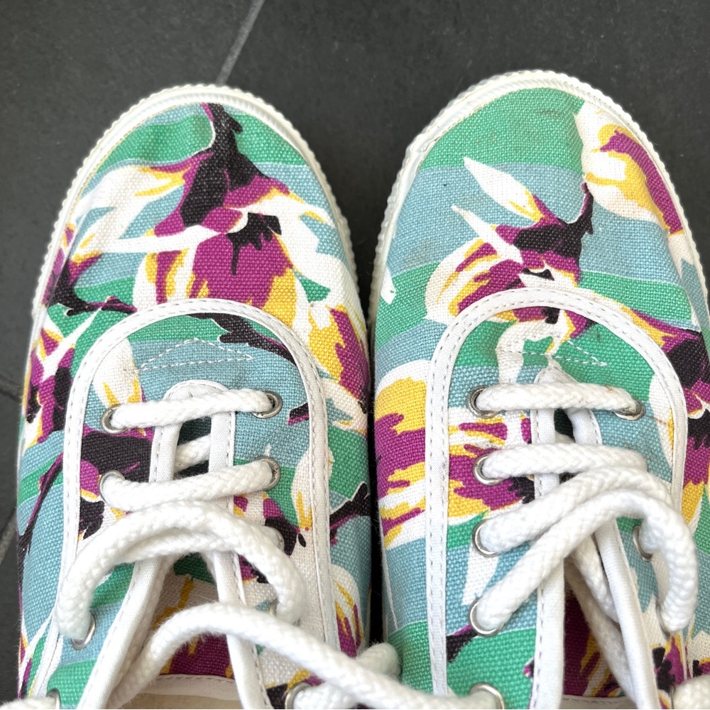 Startas sneakers, in tropical pattern, vegan canvas size 9 - Picture 4 of 8